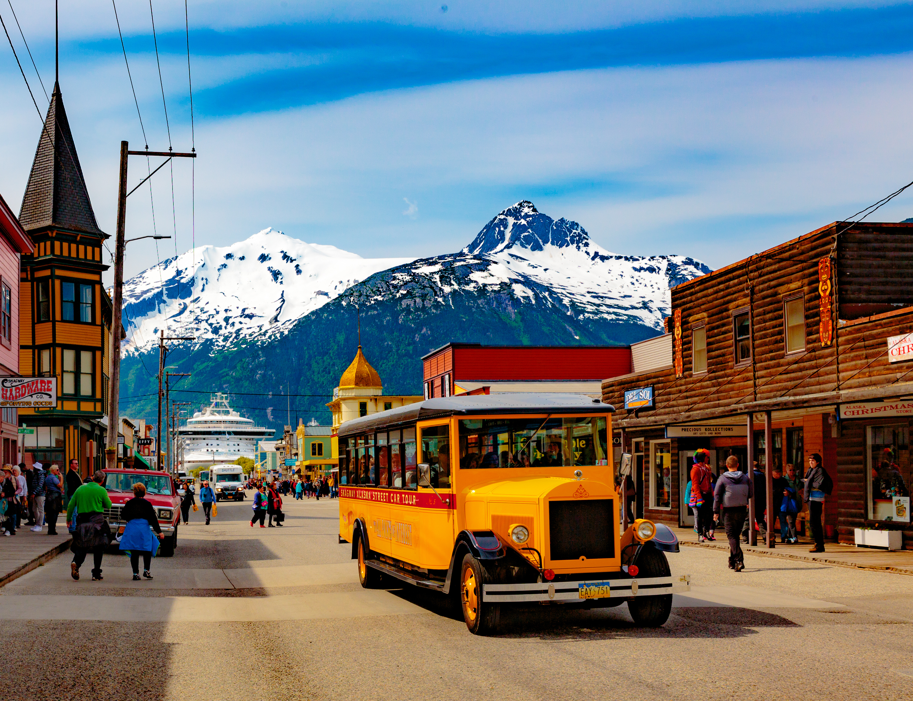 #14 go back in time when you visit small towns in Alaska (this is Skagway)