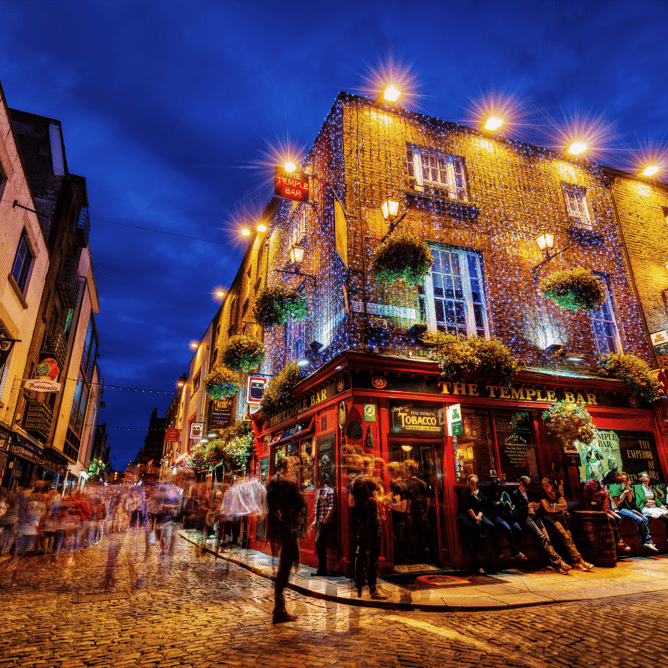 Dublin, Ireland is a city full of fun night life